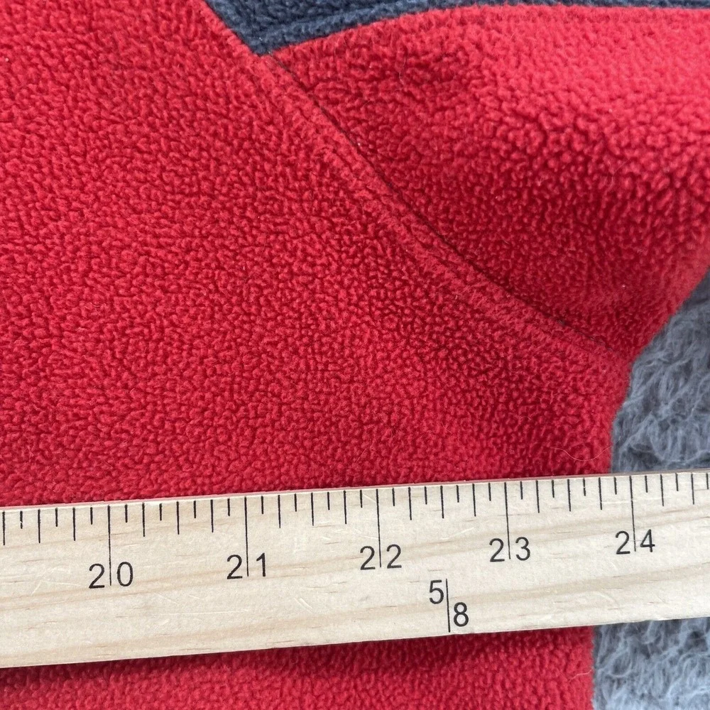 North Face TKA 200 Jacket Mens Med Red Fleece Gorpcore Tech Performance Training